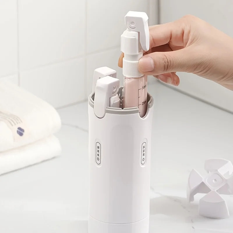 TravelFlow™ 4-in-1 Toiletry Dispenser